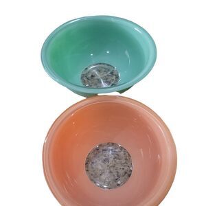 Vintage Pyrex Corning Nesting Bowls Set of 2
